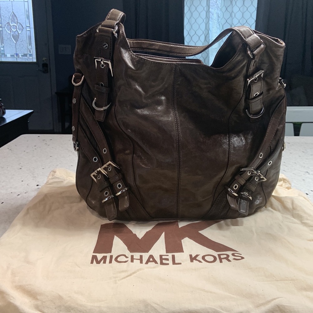 olive green michael kors shoes